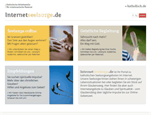 Tablet Screenshot of internetseelsorge.de